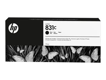 HP 831C - 775 ml - černá - originální - inkoustová cartridge - pro Latex 310, 315, 330, 335, 360, 365, 370, 375, 560, 570
