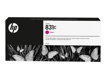 HP 831C - 775 ml - purpurová - originální - inkoustová cartridge - pro Latex 310, 315, 330, 335, 360, 365, 370, 375, 560, 570