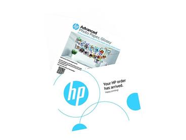 HP Advanced Photo Paper, Gloss (5x5 in; 127x127 mm) –20 sheets