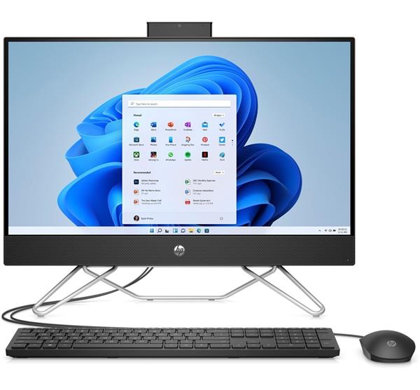 HP AIO 24-cb0000nc/23,8'' IPS FHD AG/Celeron J4025/8GB/256GB SSD/Intel UHD 600/4xUSB/1xHDMI/RJ45/WIN 11 Home/Black