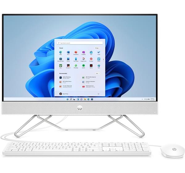 HP AIO 24-cb0001nc/23,8'' IPS FHD AG/Celeron J4025/8GB/512GB SSD/Intel UHD 600/4xUSB/1xHDMI/RJ45/WIN 11 Home/White