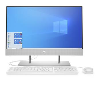 HP AIO 24-dp0005nc/23,8'' IPS FHD AG/Core i3-1005G1/8GB/512GB SSD/Intel UHD/5xUSB/1xHDMI/RJ45/Win 10 Home/Silver