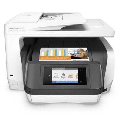 HP All-in-One Officejet Pro 8730 (A4/ 24/20 ppm, USB 2.0/ Duplex/ Ethernet/ Wi-Fi/ Print/ Scan/ Copy/ Fax/DADF) -instant ink read