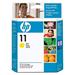 HP C4838A Ink Cart No.11 pro BI 2200,2250,CP1700, 28ml, Yellow