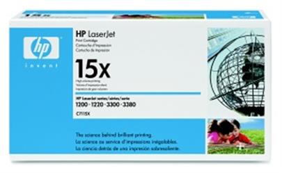 HP C7115X Toner 15X pro LJ 1000w,1200,1220,33x0MFP, (3500str), Black