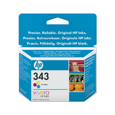 HP C8766E Ink Cart No.343 pro DJ 5740,6540, 7ml, Color