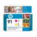 HP C9461A No. 91 Magenta and Yellow Printhead pro DJ Z6100