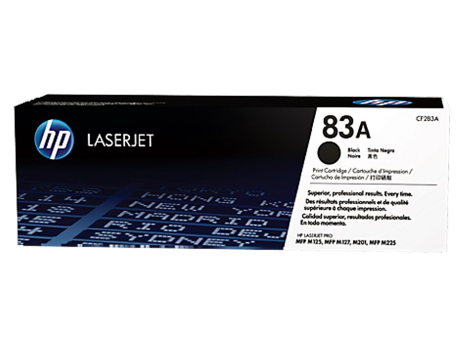 HP CF283A Toner 83A pro LJ M125nw,a/M201n,dw/M127fn,fw (1500str), Black