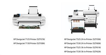 HP DesignJet T130 24" (A1+, 35s A1, USB 2.0, Ethernet, Wi-Fi) - bez stojanu / nástupce T120