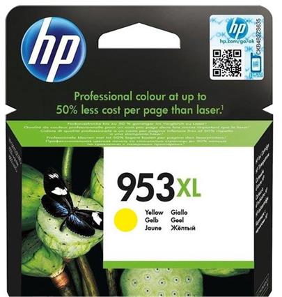 HP F6U18AE 953XL High Yield Yellow Original Ink Cartridge