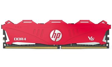 HP Gaming V6 8GB DDR4 2666 MHz / DIMM / CL18 / 1,2V / Heat Shield / Červená