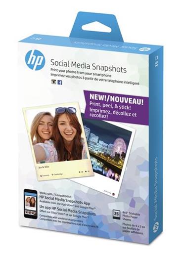 HP GP W2G60A Social Media Snapshots - 25 listů 10x13 cm