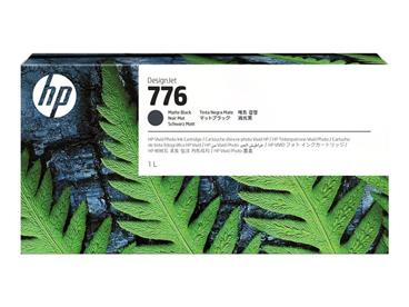 HP Ink/HP 776 1L Matte BK Ink Crtd