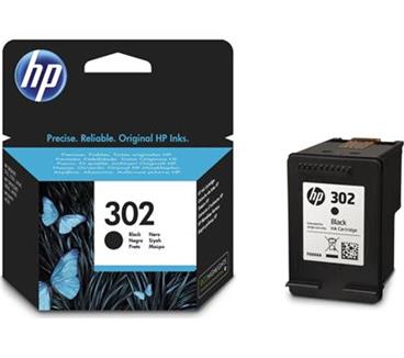 HP inkoustová kazeta 302 černá F6U66A originál