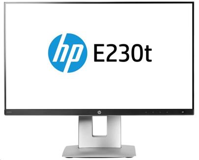 HP LCD EliteDisplay E230t 23" Touch Monitor (1920*1080,IPS, 16:9,250nits, 1000:1,5.7ms,DisplayPort 1.2, HDMI 1.4, VGA)
