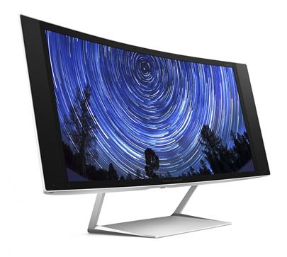 HP LCD Monitor Envy 34 LED backlight AG; 34" matný,10M:1,300cd,7ms,MHL, 2xHDMI,2xDisplayPort,Repro,USB - black