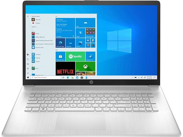 HP NTB 17-cn0004nc/17,3" IPS FHD AG/Intel i3-1125G4/16GB/256GB SSD/Intel UHD/ac/BT4.2/Win 10 Home/Natural-silver