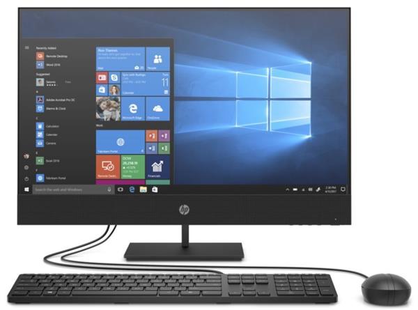 HP ProOne 440G6 AiO 23.8 NT/i3-10100T/1x8 GB/SSD 256 GB M.2 NVMe/Intel HD/WiFi 6 + BT/SD MCR/DVDRW/90W externí/Win10P64