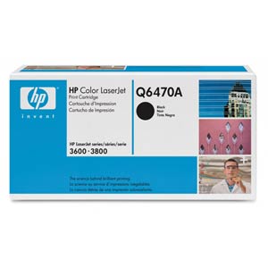 HP Q6470A Toner 501A pro CLJ 3600/3800, (6000str), Black