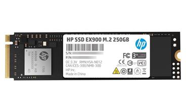 HP SSD EX900 250GB / Interní / M.2 / PCIe Gen 3 x 4 NVMe 1.3 / 3D TLC