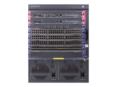 HPE FlexNetwork 7506 Switch with 2x2.4Tbps Fabric and Main Processing Unit Bundle