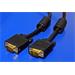 HQ VGA kabel propojovací MD15HD-MD15HD, s ferity, DDC2, 15m