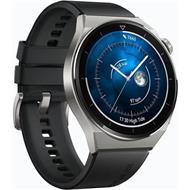 Huawei Watch GT3 Pro (46 mm) Light Titanium Case + Black Fluoroelastomer Strap