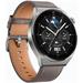 Huawei Watch GT3 Pro (46 mm) Light Titanium Case + Gray Leather Strap