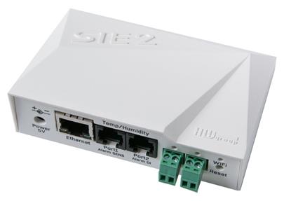 HWg-STE2, Ethernet teploměr / vlhkoměr, web rozhraní, 2x vstup alarm přes Email