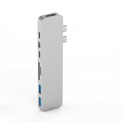 HyperDrive™ PRO USB-C Hub pro MacBook Pro - Silver
