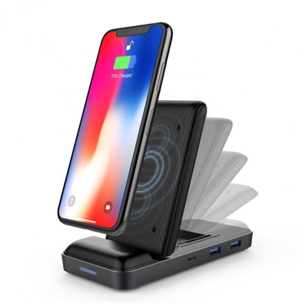 HyperDrive USB-C Hub + 7.5W Wireless Charger