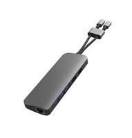 HyperDrive VIPER 10 ve 2 USB-C Hub, šedý