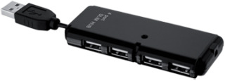 I-BOX Hub USB 2.0, 4 porty, černý