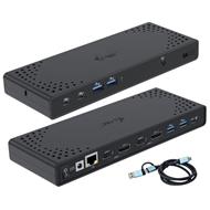 i-tec USB 3.0 / USB-C / Thunderbolt Dual Display Docking Station + PD 100W