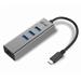 i-Tec USB-C 3.1 HUB 3port Metal + Gigabit Ethernet adaptér, 1x USB na RJ-45