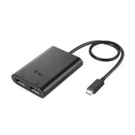 i-Tec USB-C 3.1 na Dual Display Port adaptér, 2x Display Port 4K 