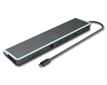 i-tec USB-C Flat Dockovací stanice s nabíjecím apaptérem 60W + i-tec s univerzálním nabíjecím adaptérem 60 W