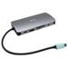 i-tec USB-C Metal Nano Dock HDMI/VGA with LAN + Power Delivery 100 W + zdroj 112W