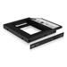 ICY BOX IB-AC640 redukce pro 2,5" HDD SATA do notebooku místo optické mechaniky, SATA, černá, rámeček