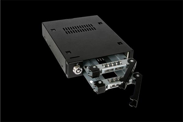 ICY DOCK MB992SK-B 3.5SATA Mobile Rack for Dual 2.5