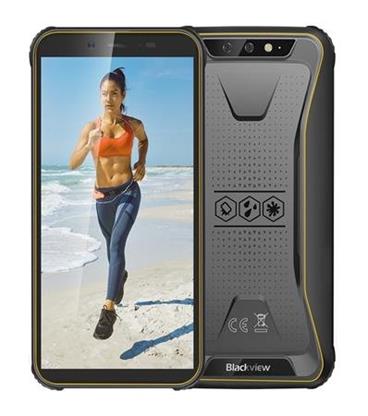 iGET BLACKVIEW GBV5500 Plus Yellow - Odolný telefon/5,5" HD+ IPS/1440x720/Quad-Core/3GB+32GB/4G/LTE/5 MPx+8 MPx/0,3 MPx