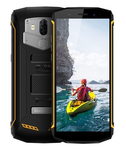 iGET Blackview GBV5800 Yellow odolný telefon, 5,5" IPS, 2GB+16GB, DualSIM, 4G, IP68, Android 8.1,NFC