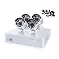 iGET HGDVK87704 -CCTV 8CH DVR + 4xFHD kamera 1080p