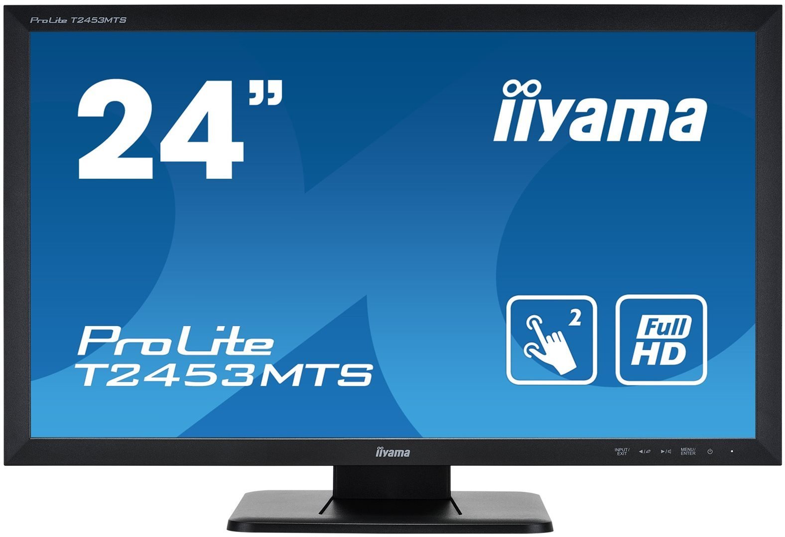 Iiyama dotykový monitor ProLite T2453MTS, 60cm (23,6''), Optical Multitouch, Full HD, black