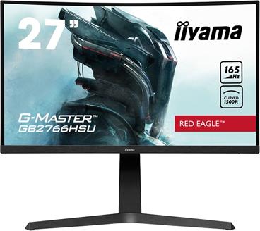 iiyama G-MASTER Red Eagle GB2766HSU-B1 - LED monitor - zakřivená - 27" - 1920 x 1080 Full HD (1080p) @ 165 Hz - VA - 250 cd/m2 -