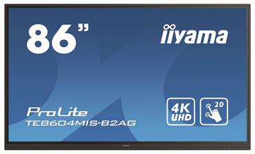 iiyama ProLite TE8604MIS-B2AG - 86" Třída úhlopříčky displej LCD s LED podsvícením - interaktivní digital signage - s vestavěný m