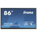 iiyama ProLite TE8604MIS-B2AG - 86" Třída úhlopříčky displej LCD s LED podsvícením - interaktivní digital signage - s vestavěný m