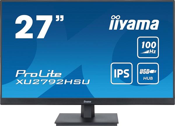 iiyama ProLite XU2792HSU-B6 - LED monitor - 27" - 1920 x 1080 Full HD (1080p) @ 100 Hz - IPS - 250 cd/m2 - 1300:1 - 0.4 ms - HDMI