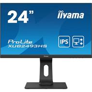 iiyama ProLite XUB2493HS-B4 - LED monitor - 24" (23.8" zobrazitelný) - 1920 x 1080 Full HD (1080p) @ 75 Hz - IPS - 250 cd/m2 - 10