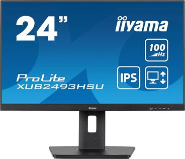 iiyama ProLite XUB2493HSU-B6 - LED monitor - 24" (23.8" zobrazitelný) - 1920 x 1080 Full HD (1080p) @ 100 Hz - IPS - 250 cd/m2 -